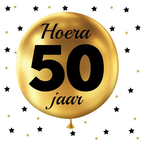 50 jaar gefeliciteerd